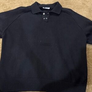 Zara Black Men's Cardigan Sweater